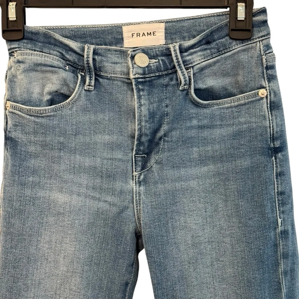 Frame Denim Women's Classic Blue Straight Leg Jeans